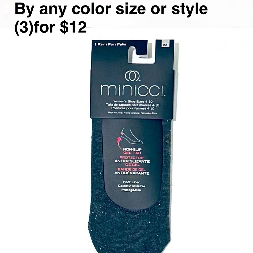 Minicci Women's Non-Slip Socks - Dark Gray